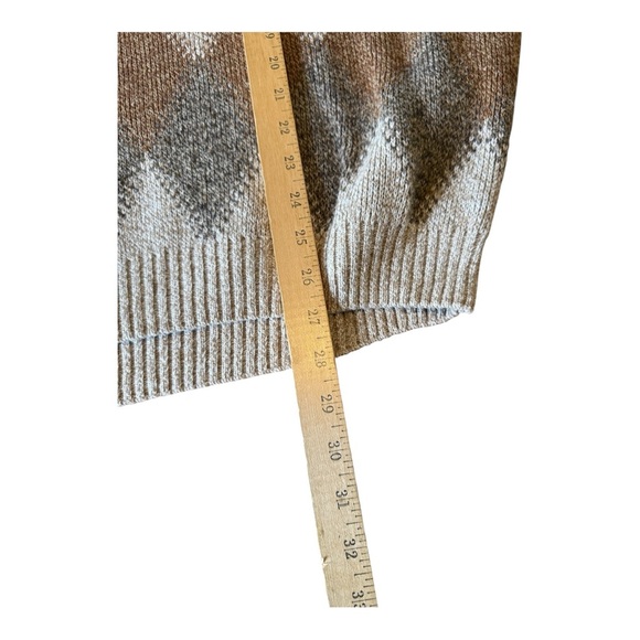 VINTAGE Liberty Sweaters Mens  XL Argyle Diamond Knit Pullover Preppy Causal USA - Picture 10 of 10